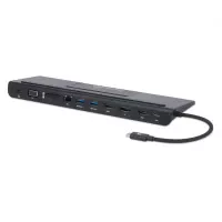 Manhattan 153478 base para laptop o replicador de puertos Negro