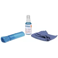 Manhattan 421010 kit de limpieza para equipos LCD/TFT/Plasma Líquido y paños secos/húmedos para limpieza de equipos 60 ml