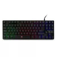 Teclado Vorago Start The Game KB-503 TenKeyless Iluminación RGB USB Color Negro