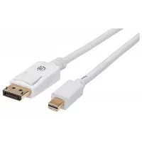 Manhattan 324748 cable DisplayPort 2 m Mini DisplayPort Blanco