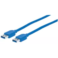 Manhattan 354295 cable USB USB 3.2 Gen 1 (3.1 Gen 1) 1.8 m USB 3.0 Type-A Azul