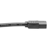 Tripp Lite P005-010 Cable de Alimentación para Servicio Pesado para PDU, C13 a C14 - 15A, 250V, 14 AWG, 3.05 m [10 pies], Negro