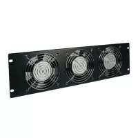 Tripp Lite SRFAN3U Panel de ventiladores SmartRack de 3U - 3 ventiladores de alto rendimiento de 120V; 210 CFM; clavija 5-15P
