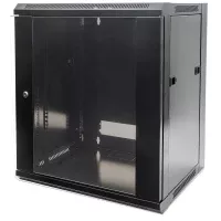 Intellinet 711715 armario rack 6U Bastidor de pared Negro