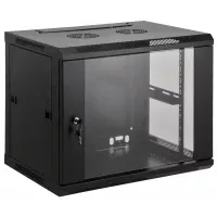 Intellinet 711753 armario rack 6U Bastidor de pared Negro