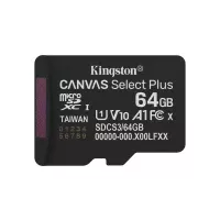 Kingston Technology Canvas Select Plus Gen3 64 GB MicroSDXC UHS-I Clase 10