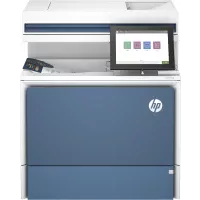 HP LaserJet Impresora Color Enterprise MFP 5800dn, Imprimir, copiar, escanear, fax (opcional), Alimentador automático de documentos; Bandejas de alta capacidad opcionales; Pantalla táctil; Cartucho TerraJet