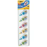 Cinta Correctora BIC Mini Tape C/6 Pzas