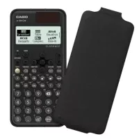 Calculadora Cientifica Casio mas de 540 funciones FX-991CW para preparatoria y universidad negra 4 lineas codigo QR