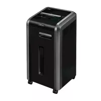 Fellowes C-225Ci trituradora de papel Trituración cruzada Negro, Plata