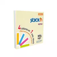 Notas Adhesivas Mae Stickn 3x3 Colores Pastel 100H Set 12 Blocks
