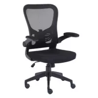 Silla ejecutiva Nextep de altura y Descansabrazos Ajustable Reclinable Tela/Malla Negro y Base Giratoria
