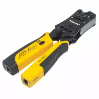 Intellinet 780124 ponchadora Herramienta para prensar Negro, Amarillo