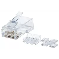 Intellinet 790673 conector RJ-45 Transparente