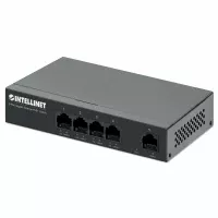 Intellinet 561792 dispositivo de redes Gigabit Ethernet (10/100/1000) Energía sobre Ethernet (PoE) Negro