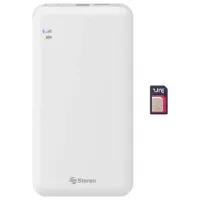 Router Steren WiFi Portátil 4G 2.4GHz/5Ghz Desbloqueado con SIM Incluida 