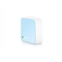 TP-Link 300Mbps Wireless N Nano Router router inalámbrico Ethernet rápido Banda única (2,4 GHz) 4G Azul, Blanco