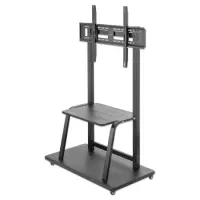 Manhattan 462334 soporte para TV 2.54 m (100") Negro