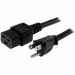 StarTech.com PXT515C19146 cable de alimentación Negro 1.8 m NEMA 5-15P Acoplador C19