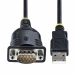 StarTech.com Cable de 1m USB a Serial, Conversor DB9 Macho RS232 a USB, Prolific, Adaptador USB a Serial para PLC/Impresora/Escáner, Adaptador USB a puerto COM, Windows/Mac