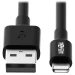 Tripp Lite M100-006-BK Cable de Sincronización y Carga USB A a Lightning, Certificado MFi - Negro, M/M, USB 2.0, 1.83 m [6 pies]
