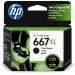 HP Cartucho de tinta de alto rendimiento Original Advantage 667XL, negro