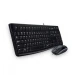 Logitech MK120 teclado USB Negro