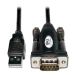 Tripp Lite U209-000-R Cable Adaptador de USB-A a Serial RS232 (DB9) - (M/M), 1.52 m [5 pies]
