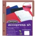 Carpeta Acco Press MC Papel Carta Color Caoba C/10 Pzas