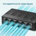 TP-Link LS1005G dispositivo de redes Gigabit Ethernet (10/100/1000) Negro